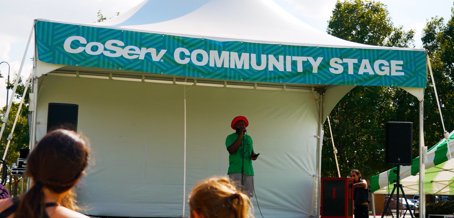 Picture of the CoServ stage