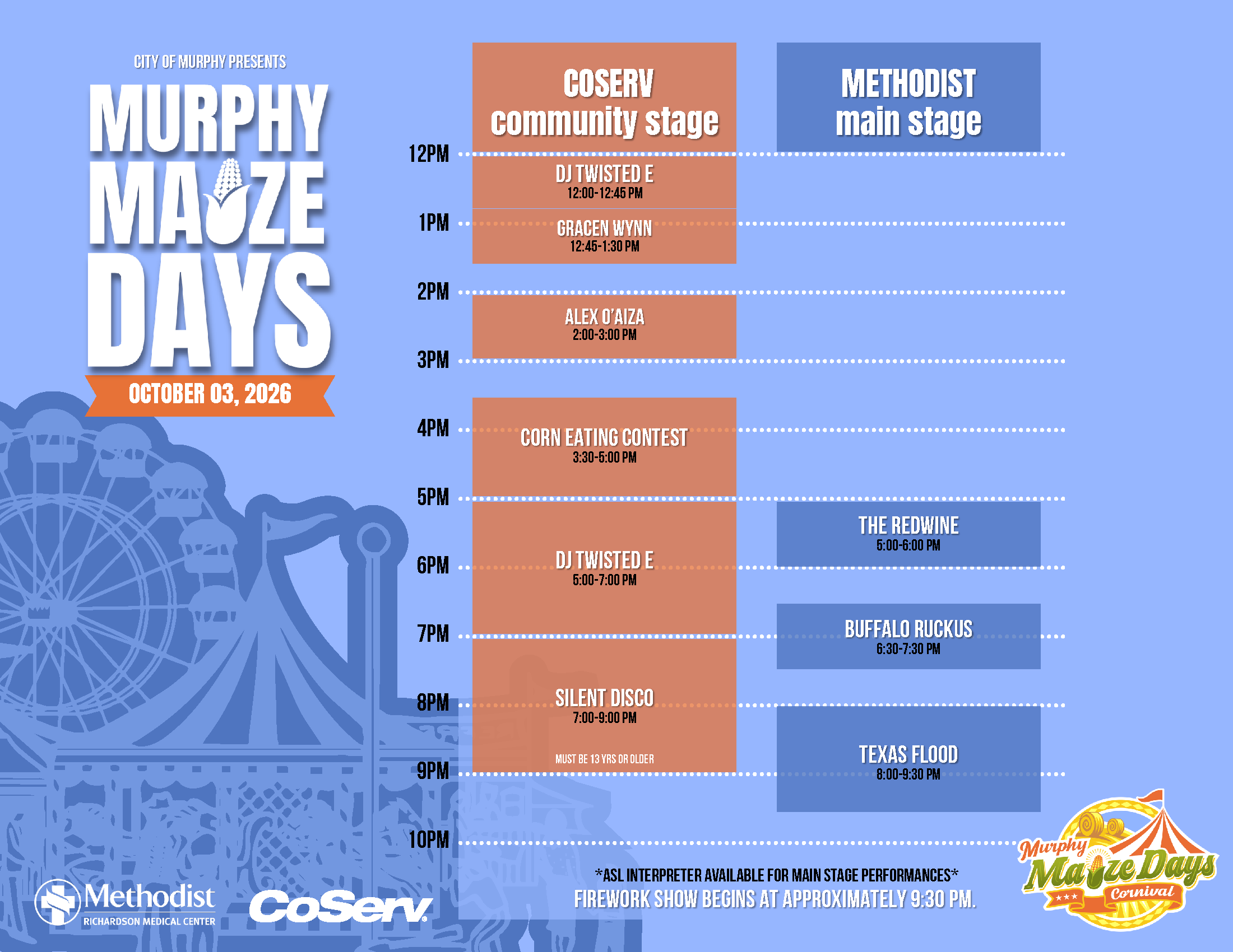 MMD Stage Lineup 2026
