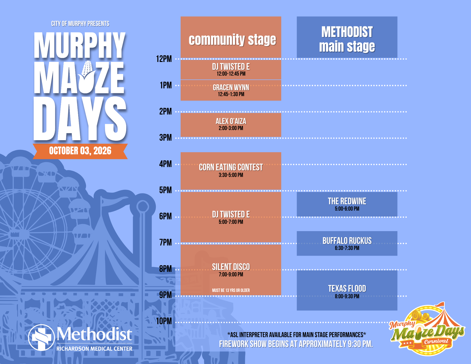 MMD Stage Lineup 2026